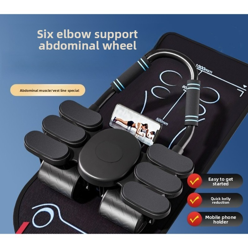 Four Wheel Six Elbow Abdominal - огляд і ціна Ab Wheel Roller