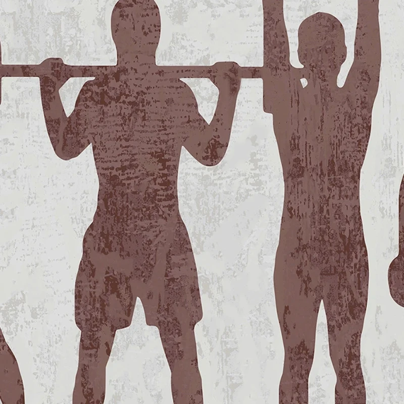 Custom Modern Sports Pattern W - огляд і ціна Yoga Fitness Wallpaper