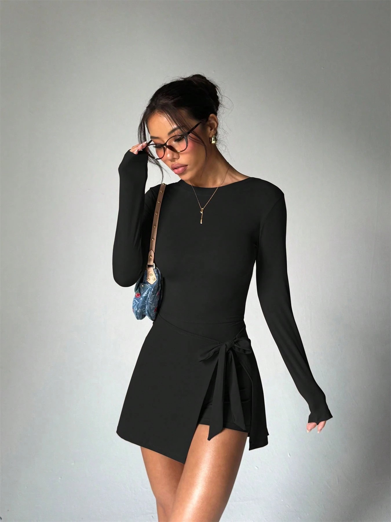 Solid Color Long Sleeved Slim  - огляд і ціна Yoga Fitness Wear