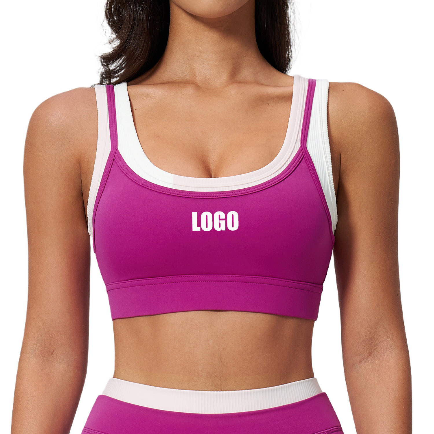 Custom LOGO Women's Naked Fake - огляд і ціна Yoga Fitness Logo