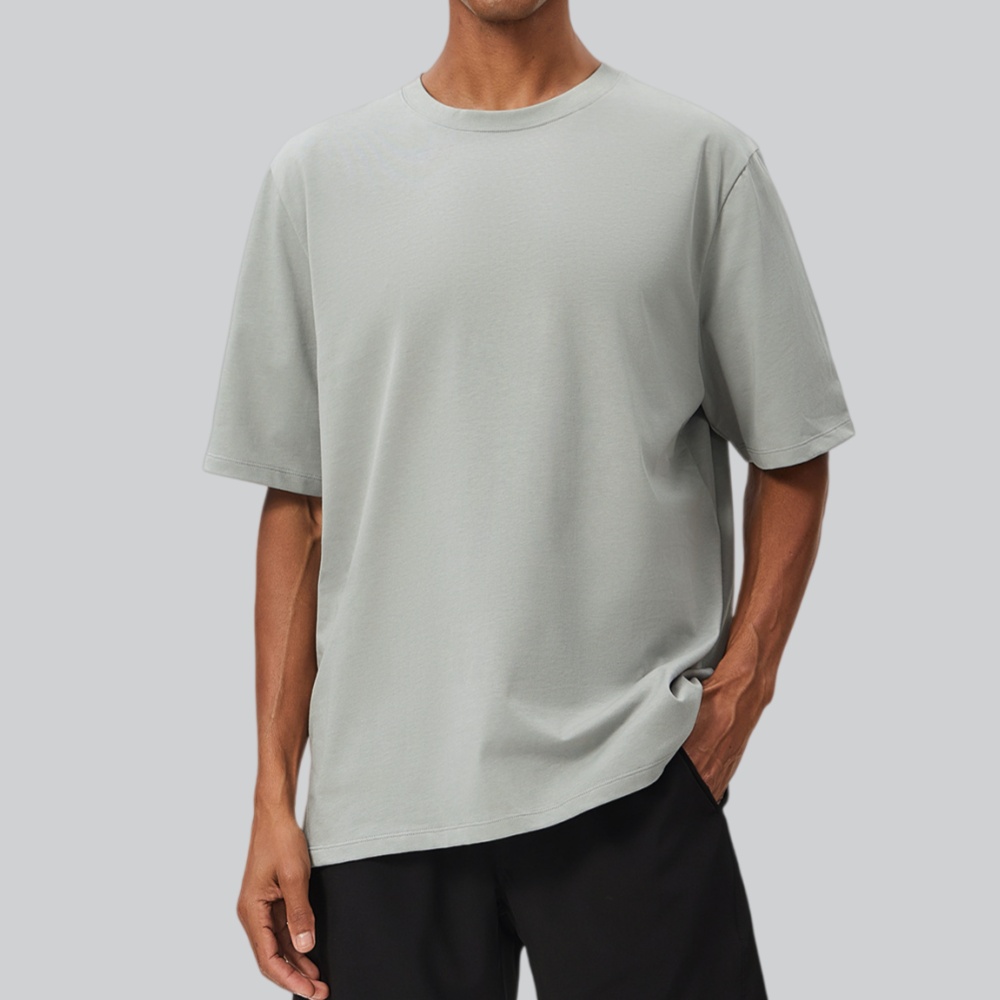 Men's Solid Color Running Spor - огляд і ціна Yoga Fitness Logo