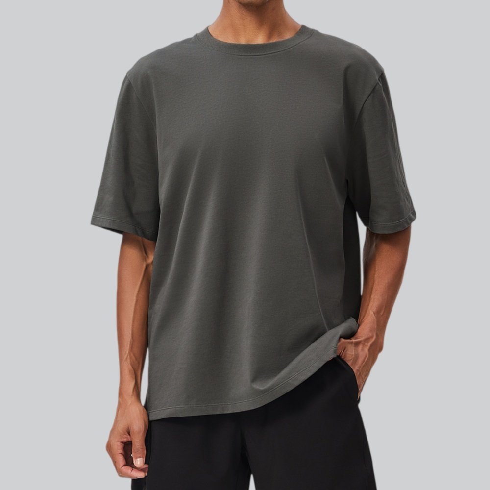 Men's Solid Color Running Spor - огляд і ціна Yoga Fitness Logo