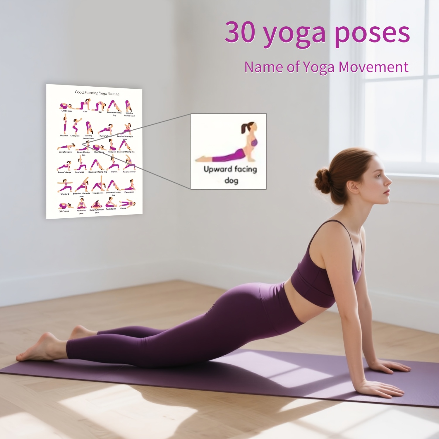 Yoga Practice Poster, Indoor D - огляд і ціна Yoga Fitness Wallpaper