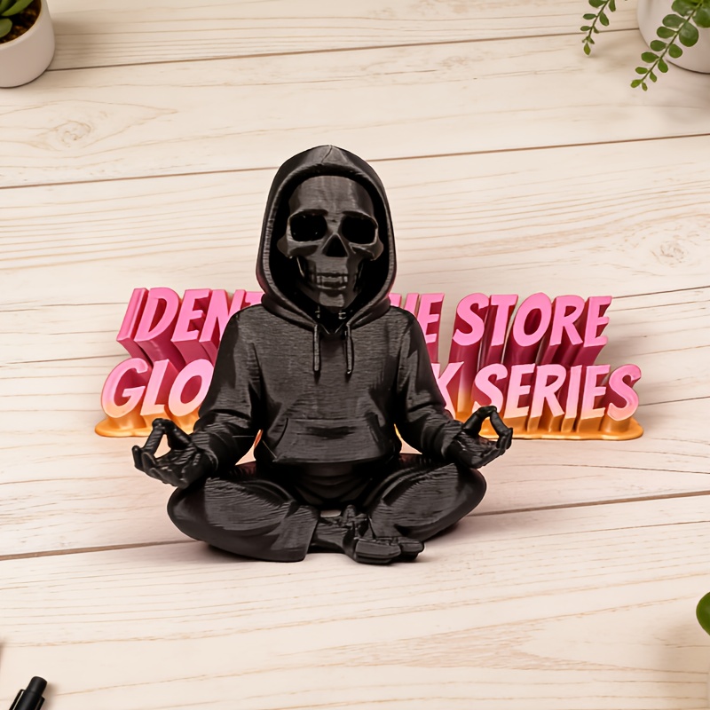 Gothic Hooded Skeleton Statue  - огляд і ціна Yoga Fitness Model