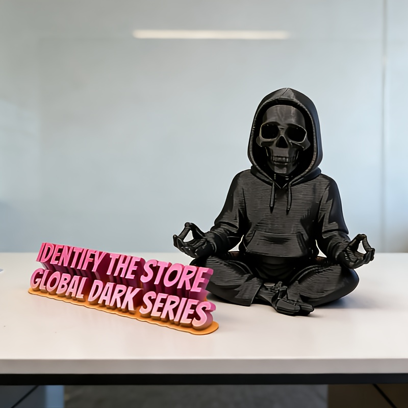 Gothic Hooded Skeleton Statue  - огляд і ціна Yoga Fitness Model