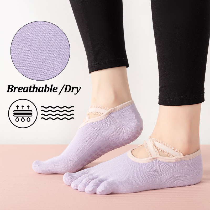 Ladies Non-Slip Pilates Socks  - огляд і ціна Fitness Yoga Pilates