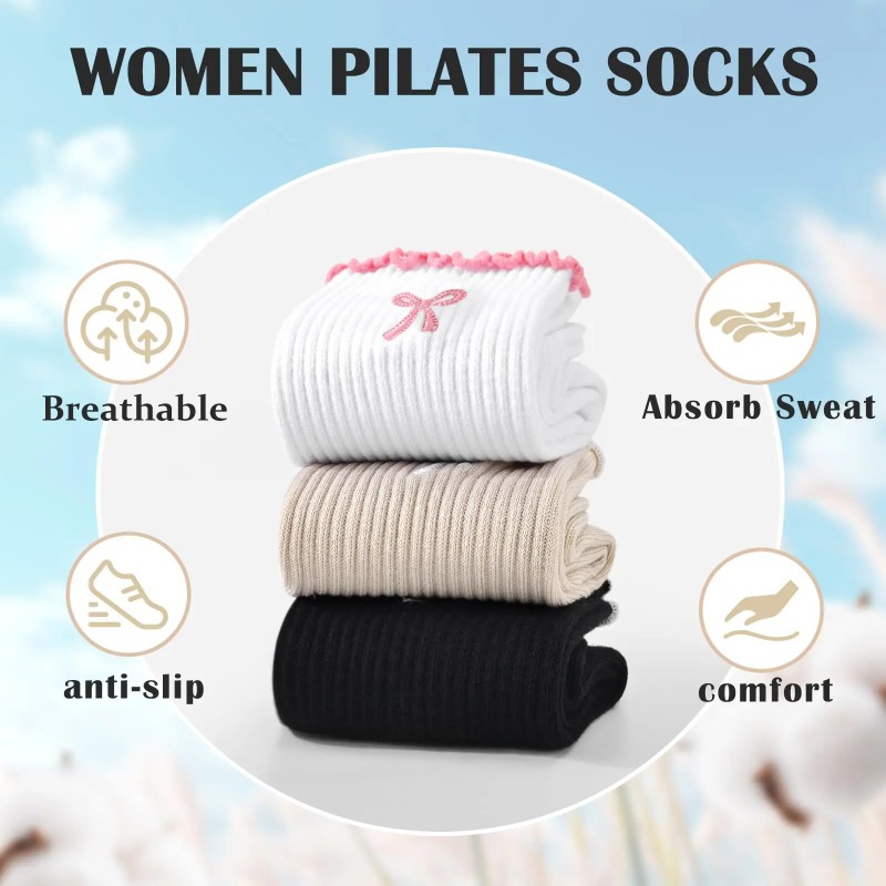 Professional Yoga Socks, Cotto - огляд і ціна Fitness Yoga Pilates