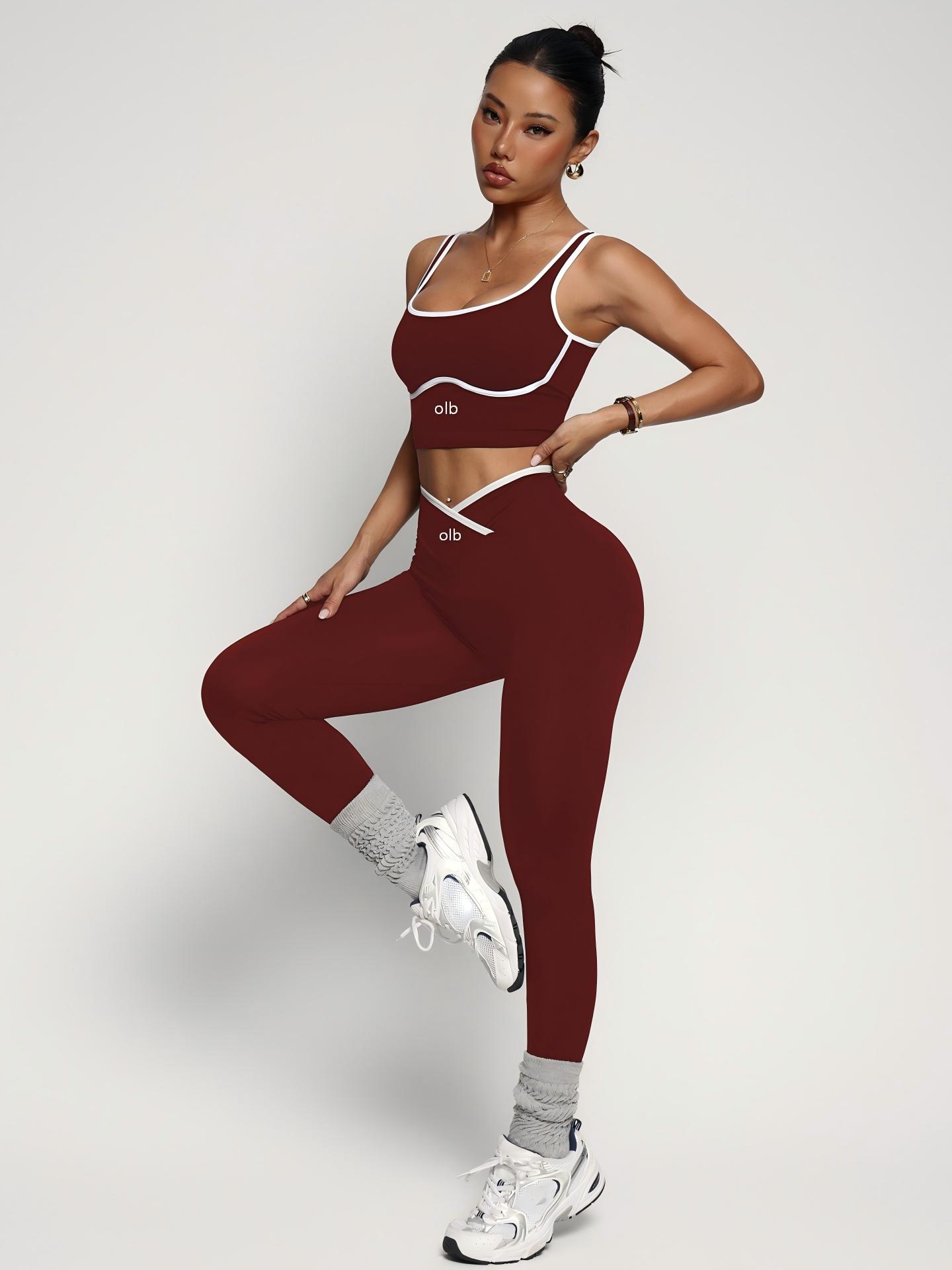 2-piece new sports bra vest pa - огляд і ціна Yoga Fitness Wear