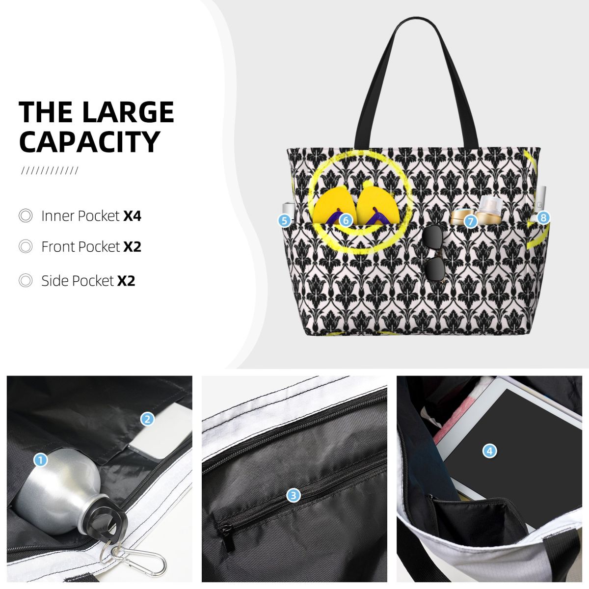 Sherlock Wallpaper Beach Tote  - огляд і ціна Yoga Fitness Wallpaper