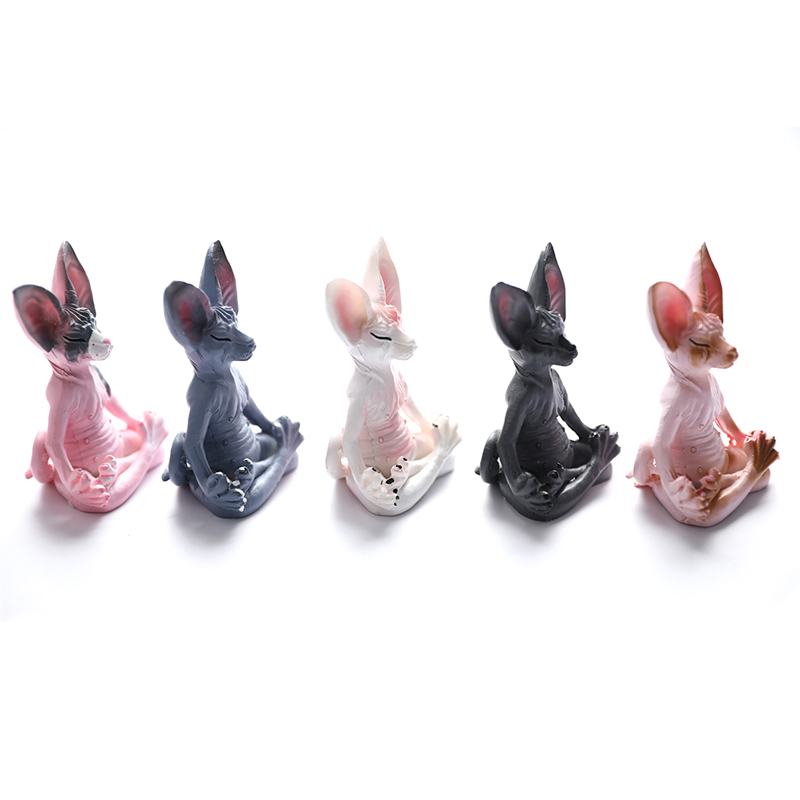 Whimsical Buddha Cat Figurine  - огляд і ціна Yoga Fitness Model
