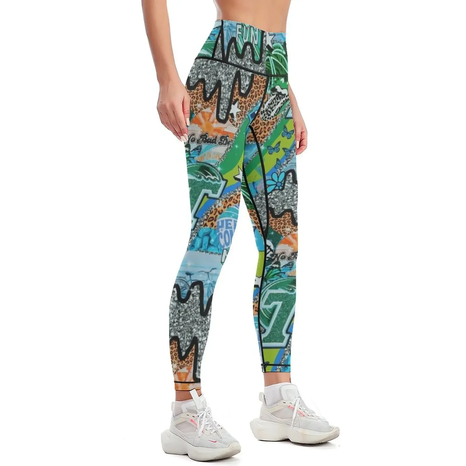 TU WALLPAPER Leggings Women's  - огляд і ціна Yoga Fitness Wallpaper