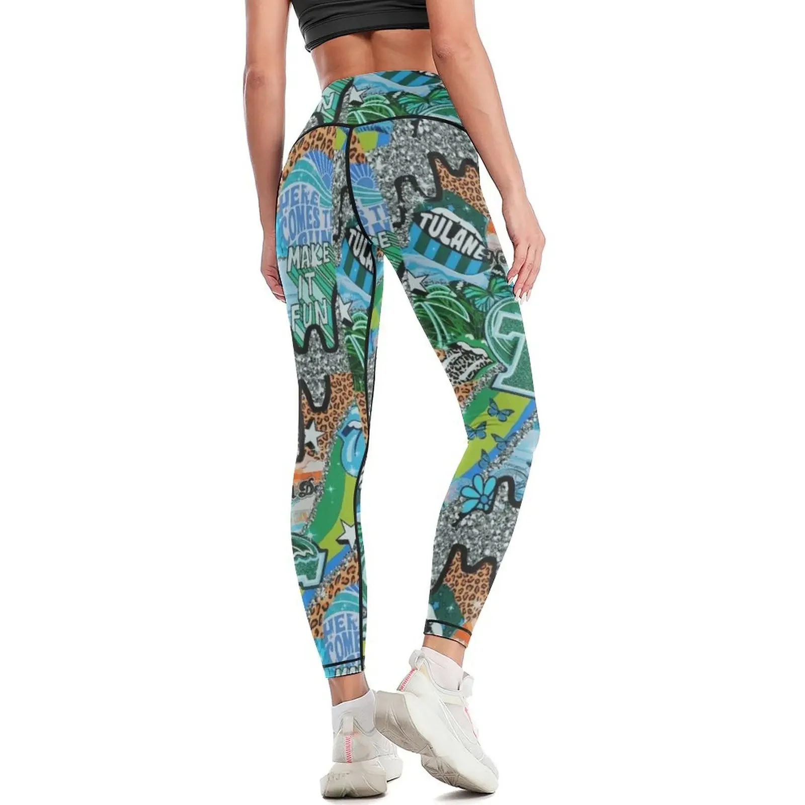 TU WALLPAPER Leggings Women's  - огляд і ціна Yoga Fitness Wallpaper