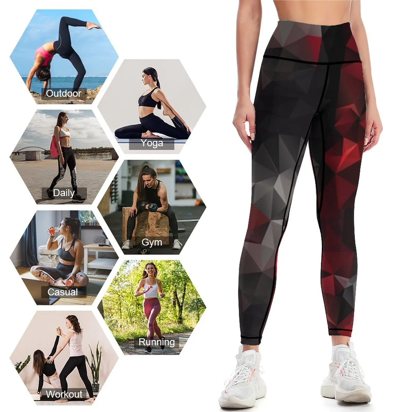 Abstract background of triangl - огляд і ціна Yoga Fitness Wallpaper