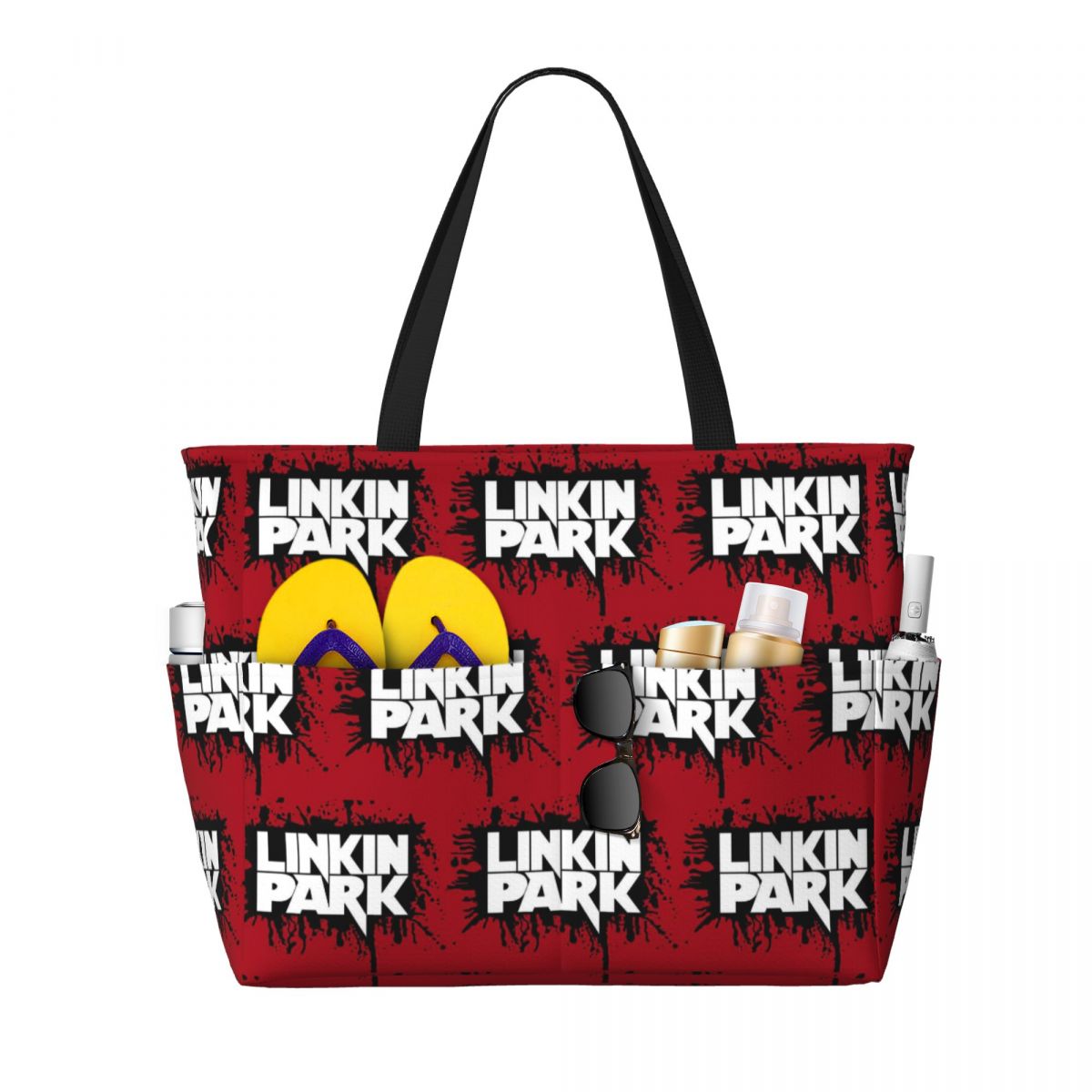 Linkin Park Band Beach Tote Ba - огляд і ціна Yoga Fitness Park