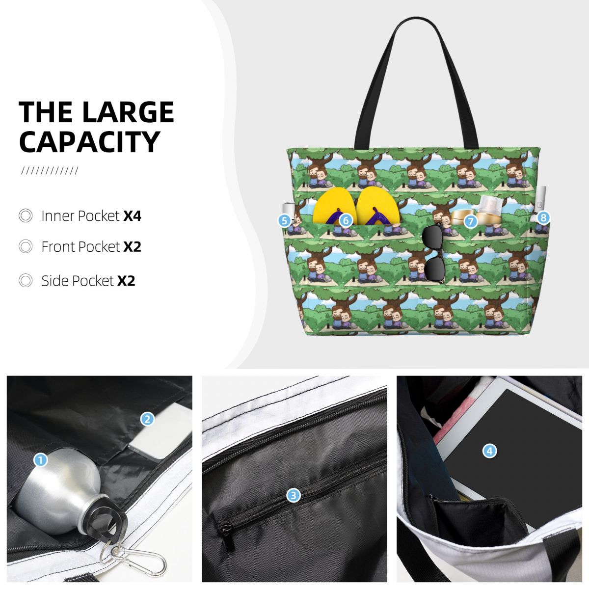 Park Day - Pibubear Beach Tote - огляд і ціна Yoga Fitness Park