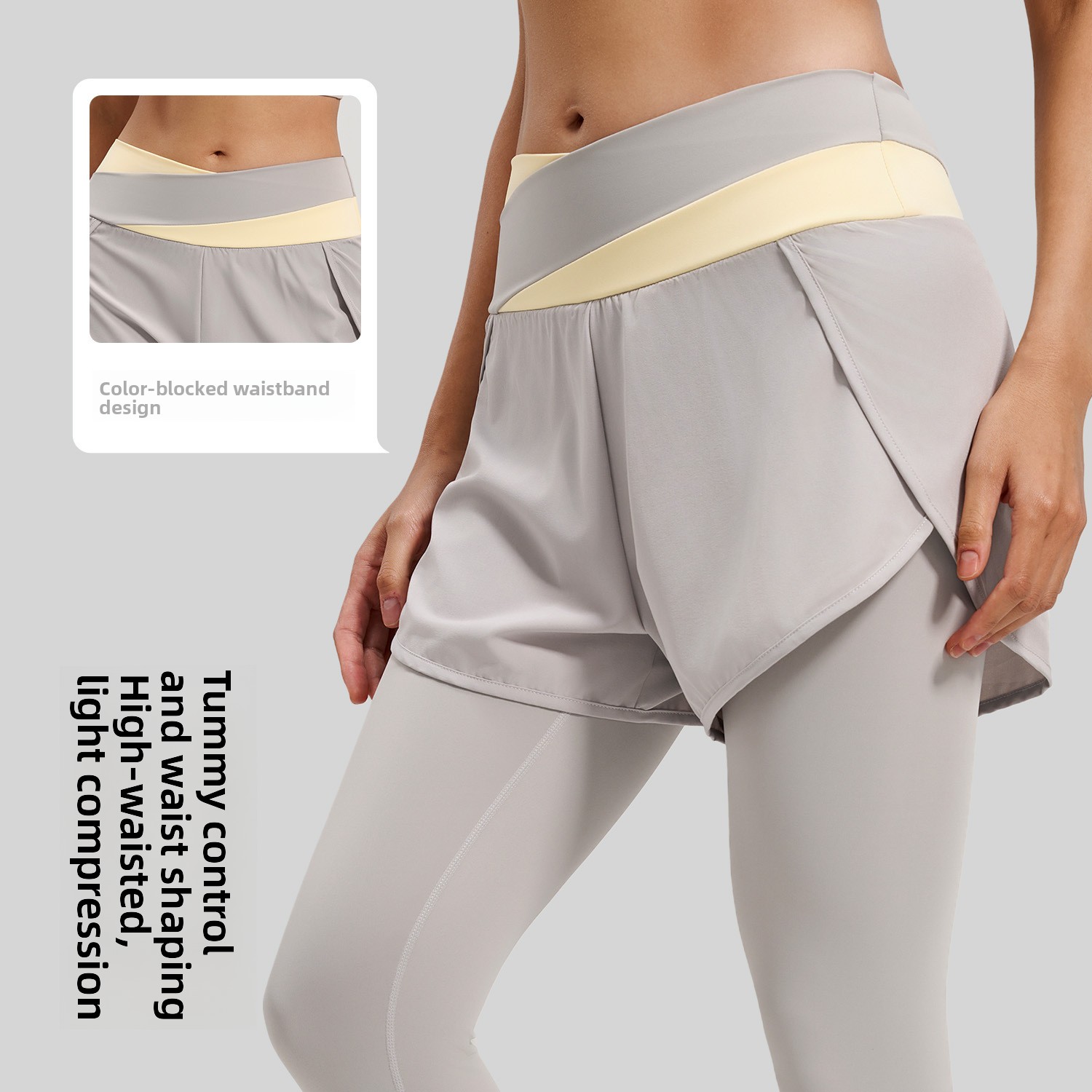 Latest Model Fake Two-piece Co - огляд і ціна Yoga Fitness Model