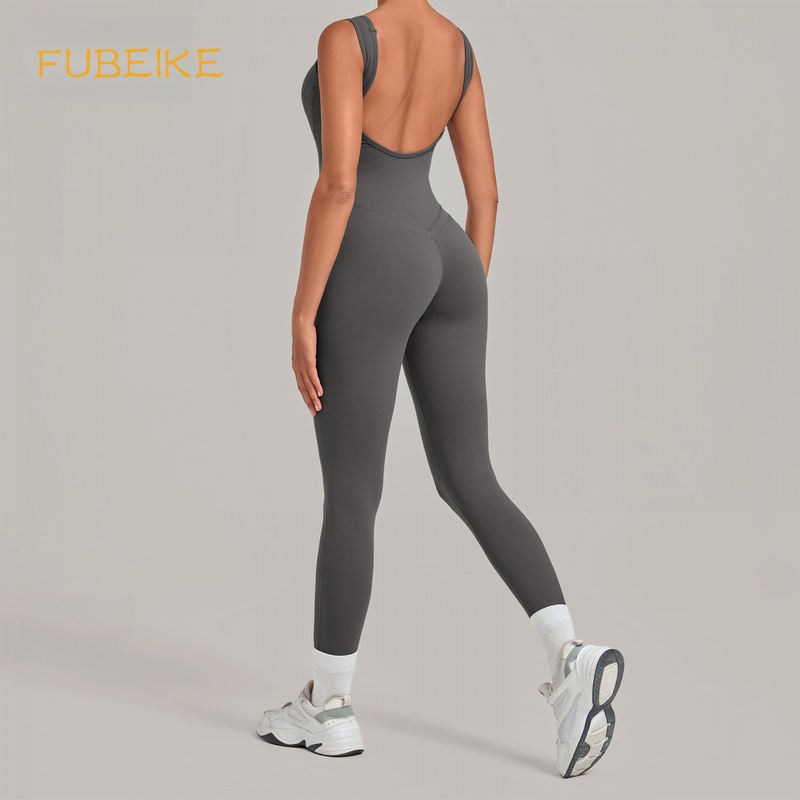 Yoga Jumpsuit With Deep Backle - огляд і ціна Yoga Fitness Wear