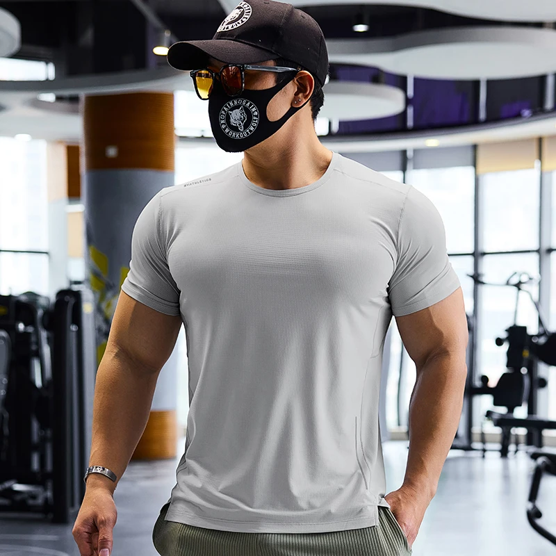 Men Sports T-shirt Dry Fit Sho - огляд і ціна Yoga Fitness Wear