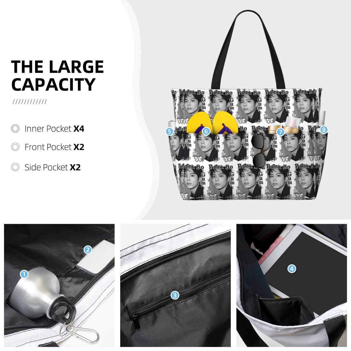 Park Bo Gum Kpop Beach Tote Ba - огляд і ціна Yoga Fitness Park