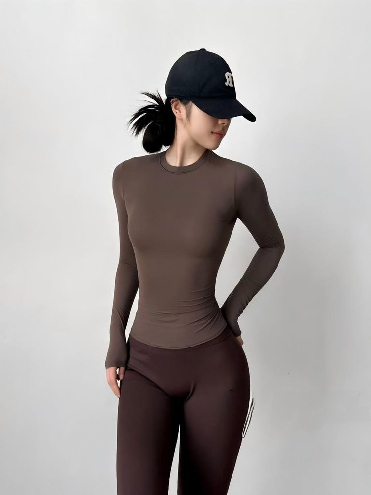 Slim Fit Long Sleeve Yoga Fitn - огляд і ціна Yoga Fitness Wear